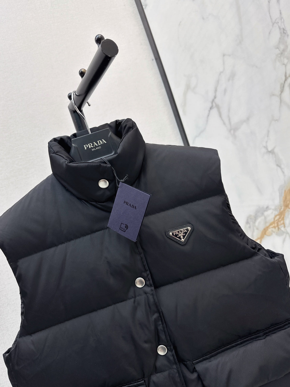 Prada / Latest Fall-Winter Stand Collar Down Vest