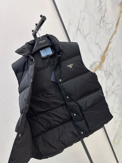 Prada / Latest Fall-Winter Stand Collar Down Vest