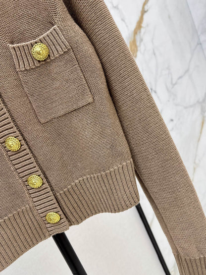 Balenciaga / 26 Fall-Winter New V-Neck Knit Cardigan