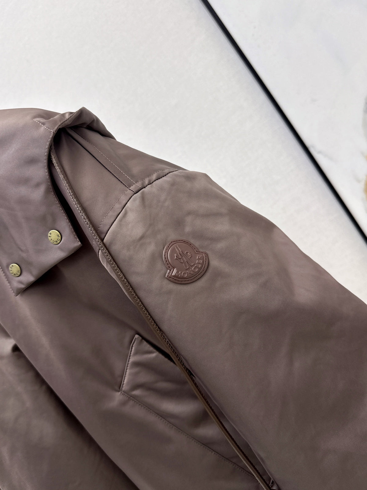 Prada/26 Latest Gray-Coffee Goose Down Short Jacket