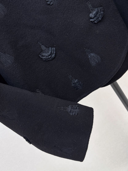 Hermès / 26 Fall/Winter Latest Hooded Double-Sided Wool Coat