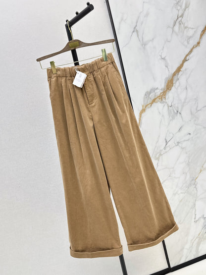 Brunello Cucinelli/26Latest Autumn/Winter Corduroy Trousers
