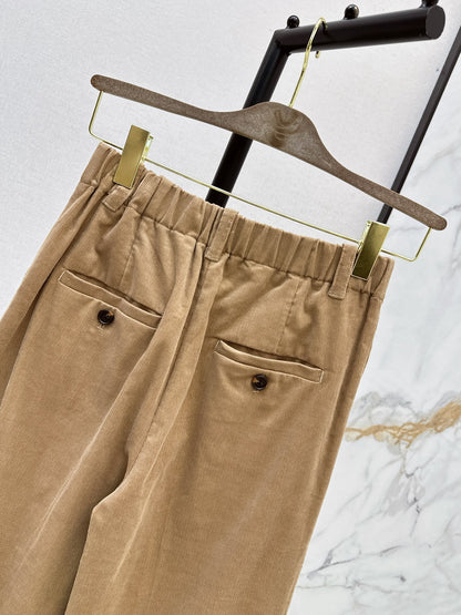Brunello Cucinelli/26Latest Autumn/Winter Corduroy Trousers