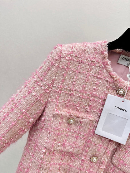 Chanel/26Latest Autumn/Winter Cropped Woven Jacket