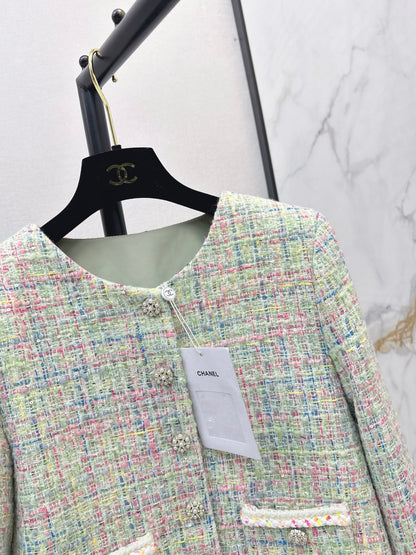 Chanel/26Latest Autumn/Winter Cropped Woven Jacket
