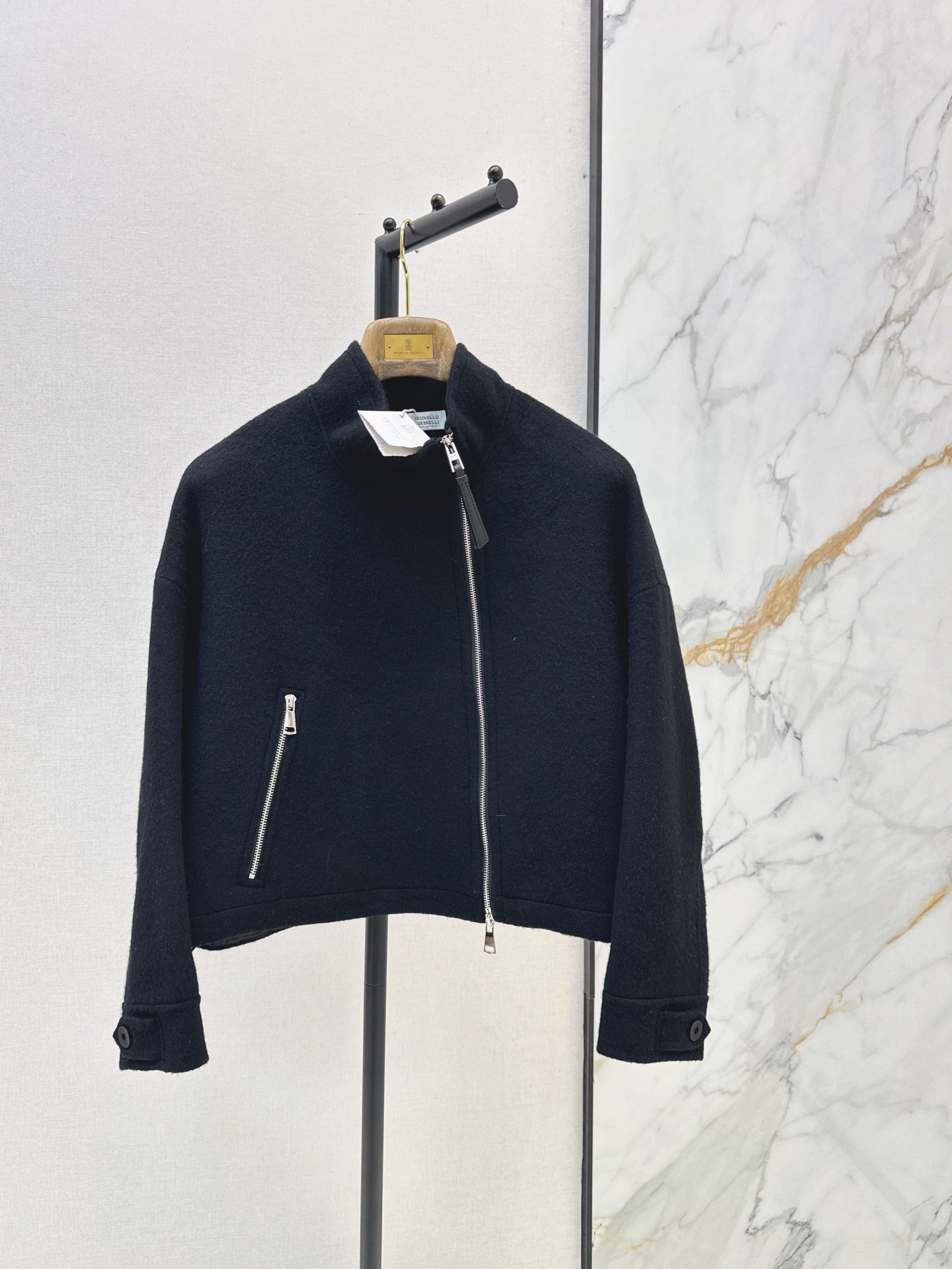 Brunello Cucinelli/26Latest Autumn/Winter Double-Faced Wool Coat