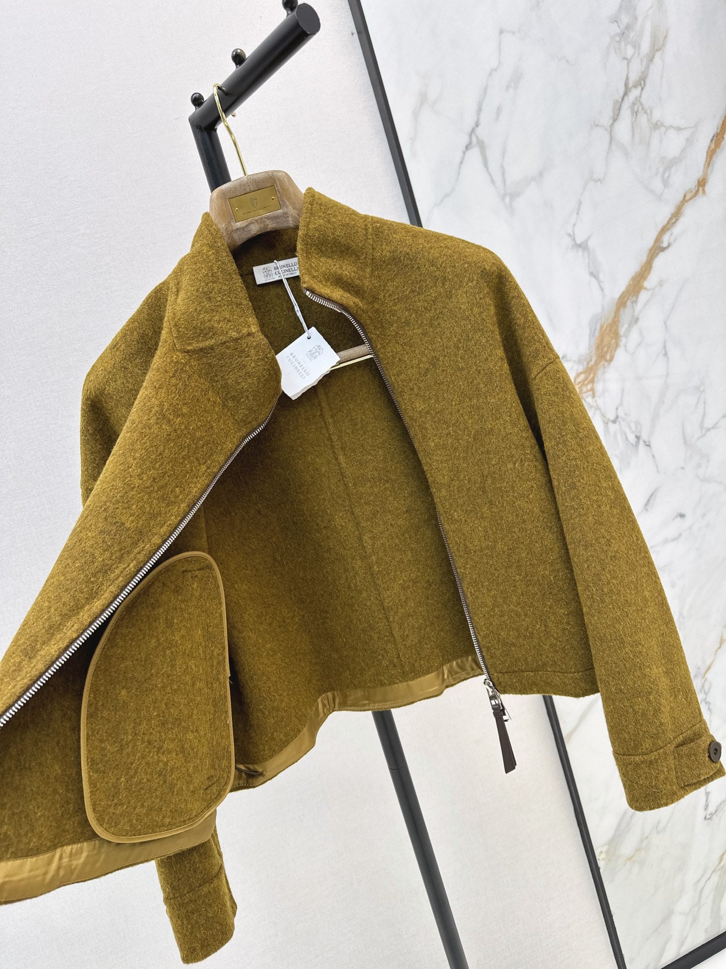 Brunello Cucinelli/26Latest Autumn/Winter Double-Faced Wool Coat