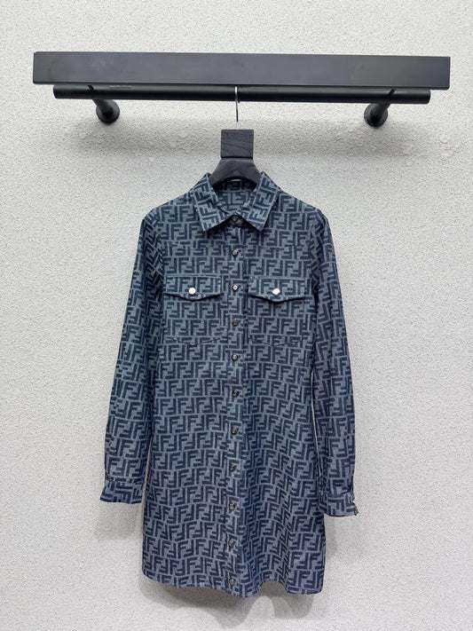 Fendi/26Latest Denim Dress