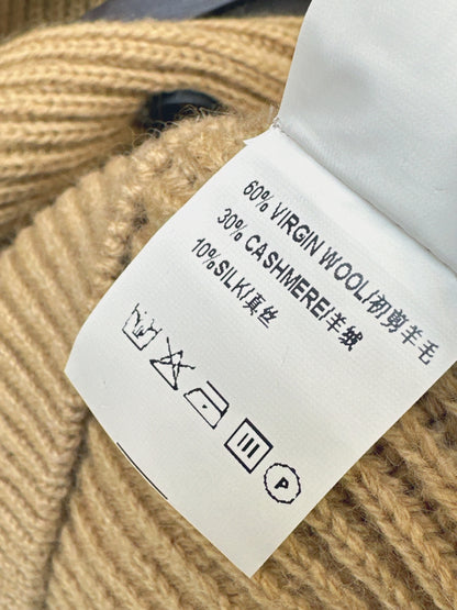 Brunello Cucinelli/26 Early Autumn Latest Long Stand Collar Cardigan