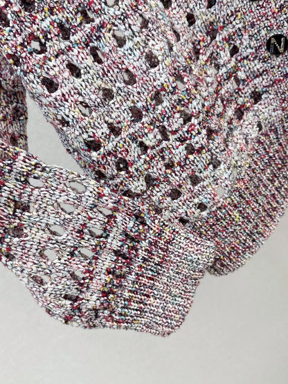 Chanel / 26 Fall-Winter Latest Polka Dot Openwork Cardigan