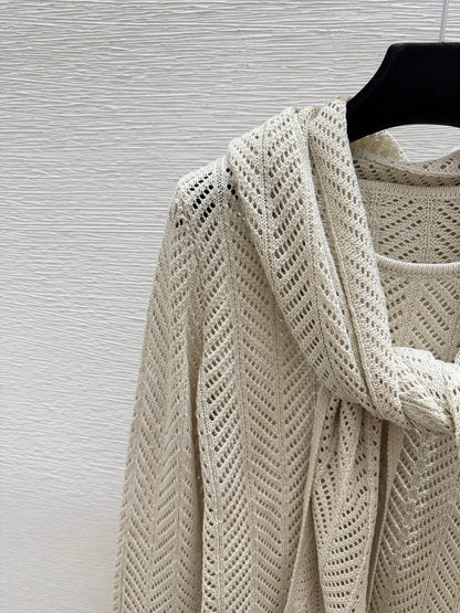 Chanel/26 Early Autumn New Solid Color Simple Knit Set