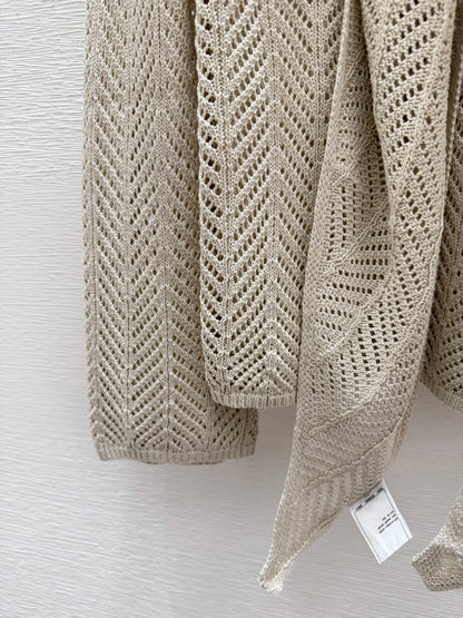 Chanel/26 Early Autumn New Solid Color Simple Knit Set