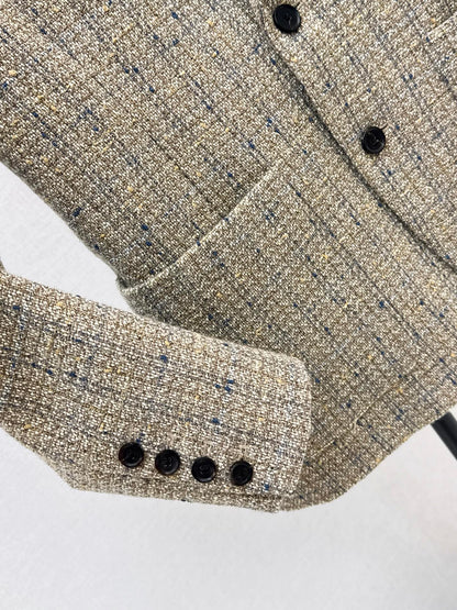 Loro Piana/26 Fall/Winter Latest High-End Tweed Blazer