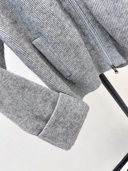 Brunello Cucinelli/26 Fall/Winter Latest Flat-Collar Cashmere Knit Jacket