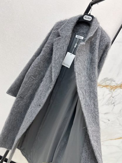 Max Mara/26 Fall and Winter Latest Minimalist Premium Long Coat