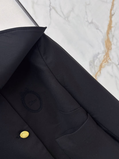 Dior / 26 Fall-Winter Latest Youthful Navy-Style Short Jacket with Turn-Down Collar