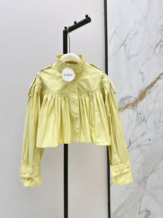 Chloe/26 Early Autumn New Stand Collar Short Jacket