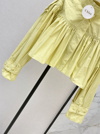 Chloe/26 Early Autumn New Stand Collar Short Jacket
