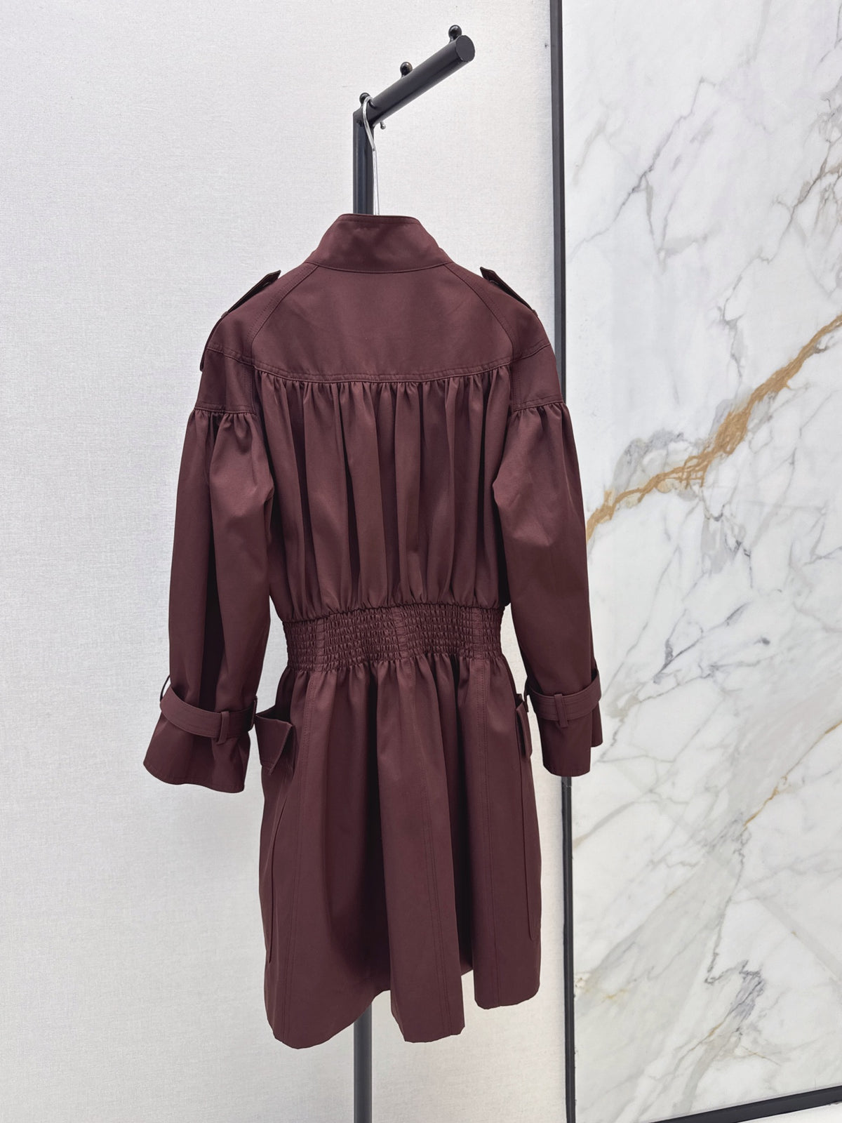 Chloe/26 Fall/Winter Latest Stand-Collar Trench Dress
