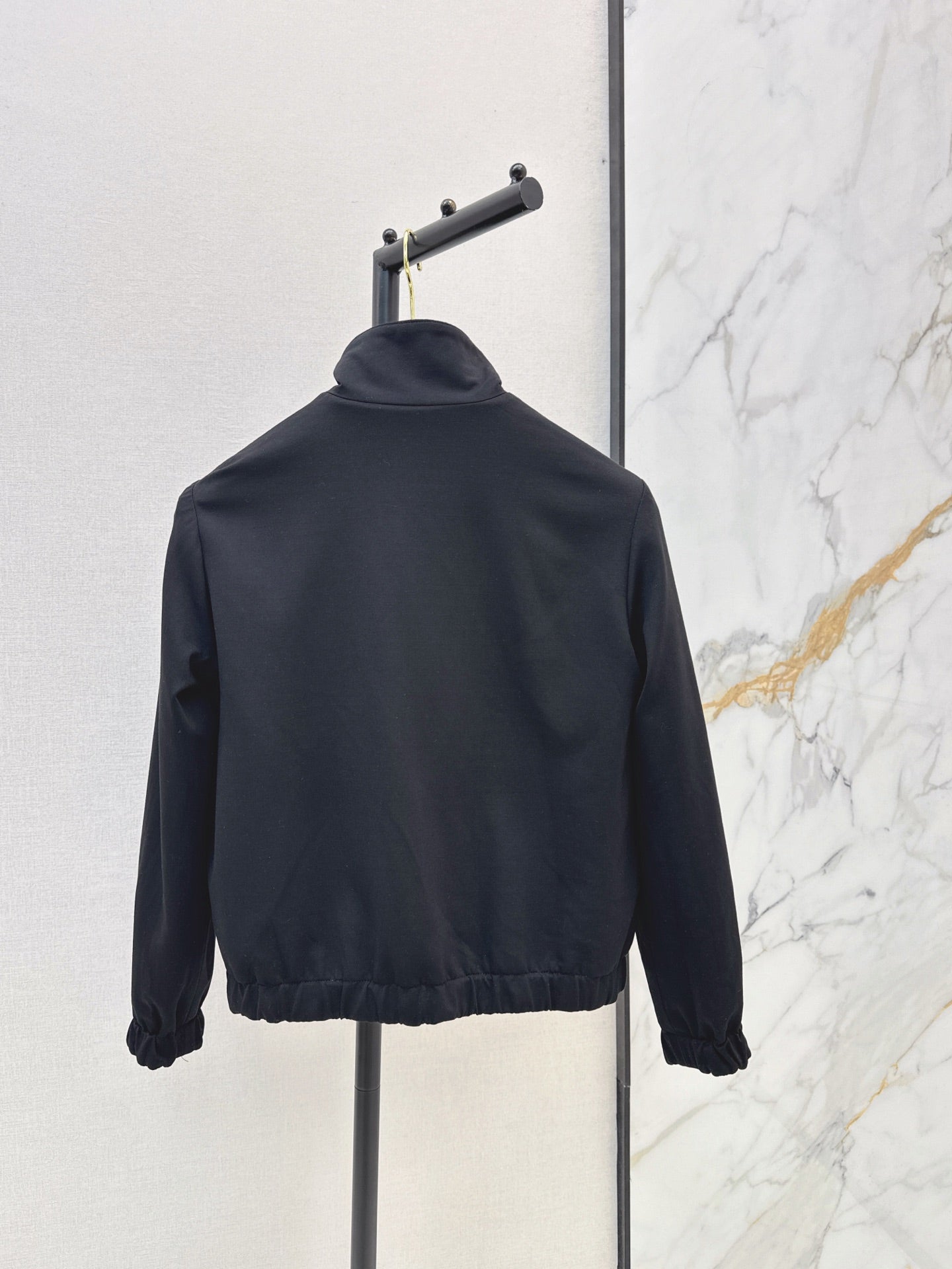 Loro Piana/26 Fall/Winter Latest Tweed Gray Flight Jacket Outerwear