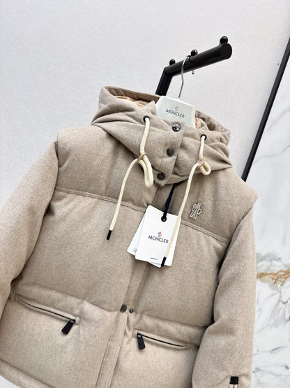 Moncler/26 Fall/Winter Latest Detachable Sleeve Down Puffer Jacket