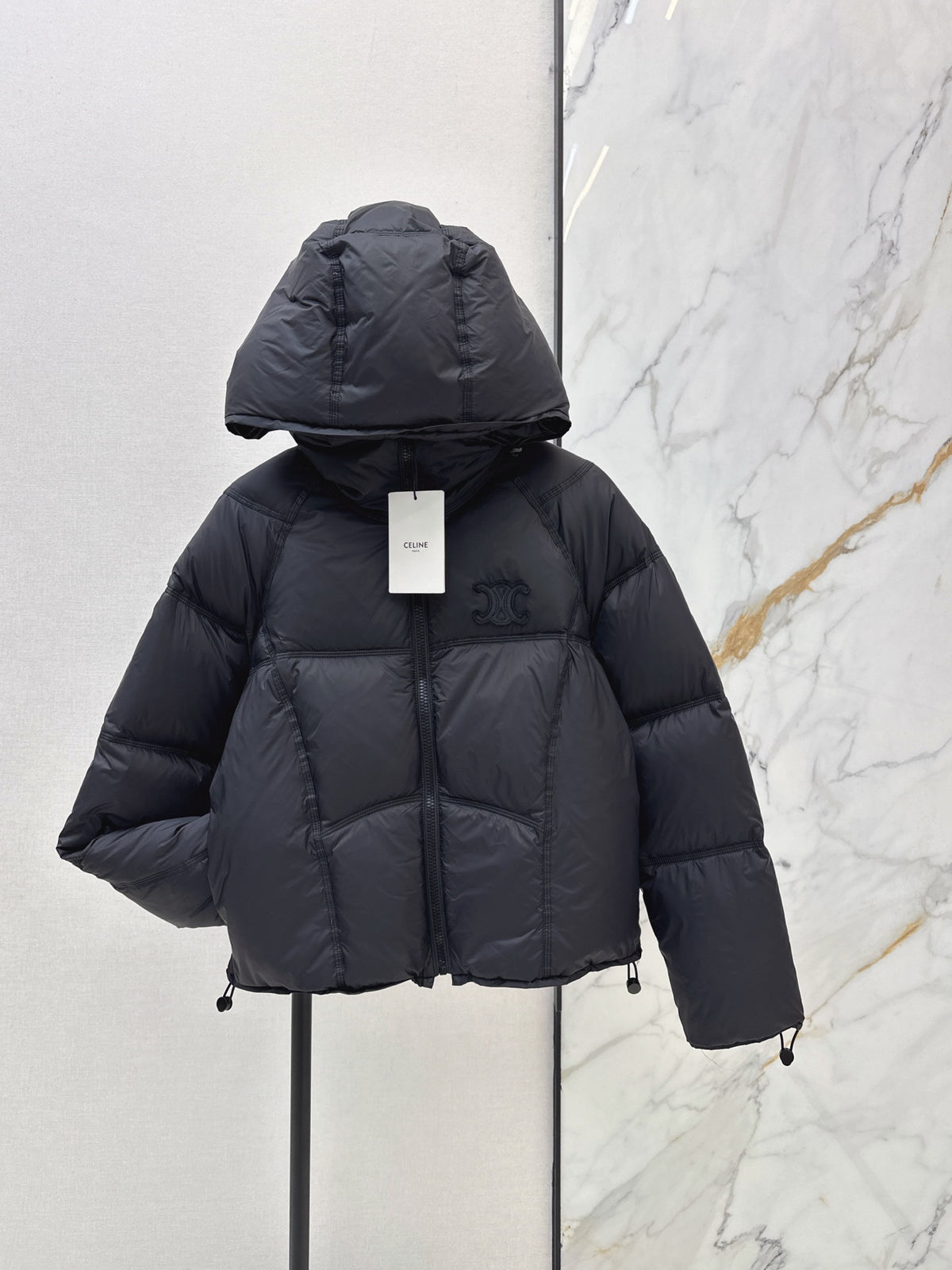 Celine/26 Fall/Winter Latest Casual Hooded Down Jacket