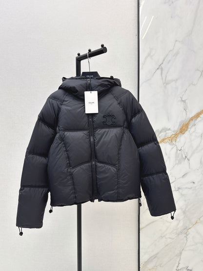 Celine/26 Fall/Winter Latest Casual Hooded Down Jacket
