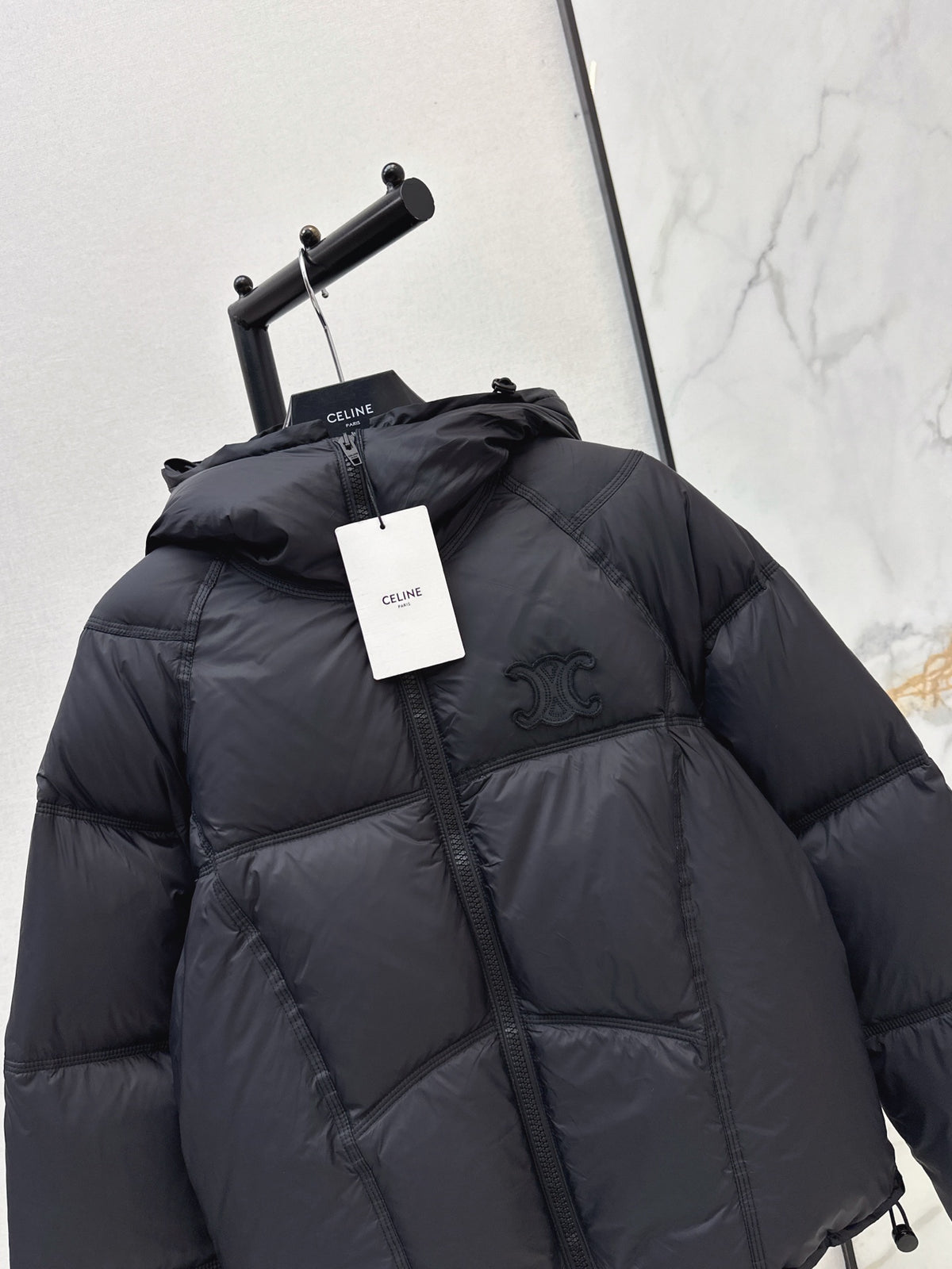 Celine/26 Fall/Winter Latest Casual Hooded Down Jacket