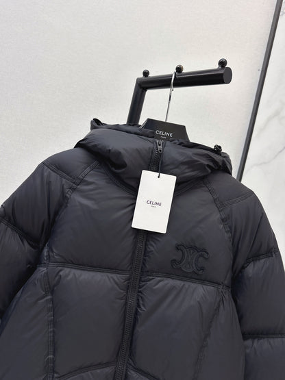 Celine/26 Fall/Winter Latest Casual Hooded Down Jacket