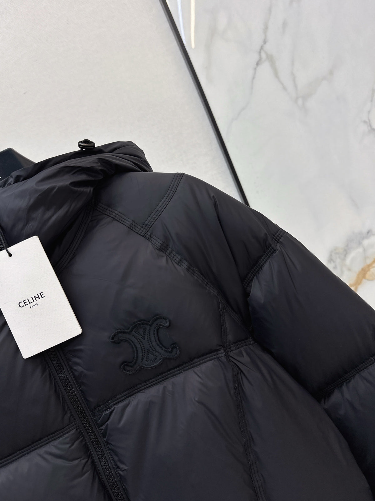 Celine/26 Fall/Winter Latest Casual Hooded Down Jacket