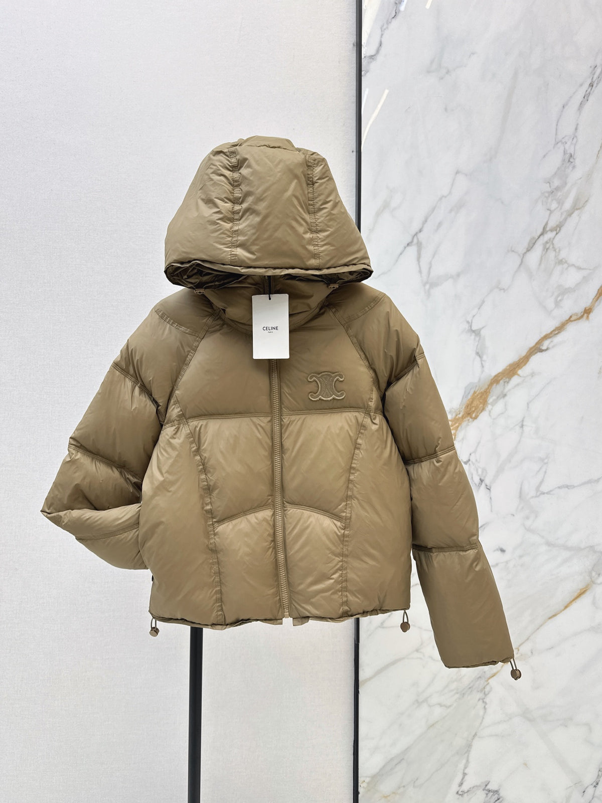 Celine/26 Fall/Winter Latest Casual Hooded Down Jacket