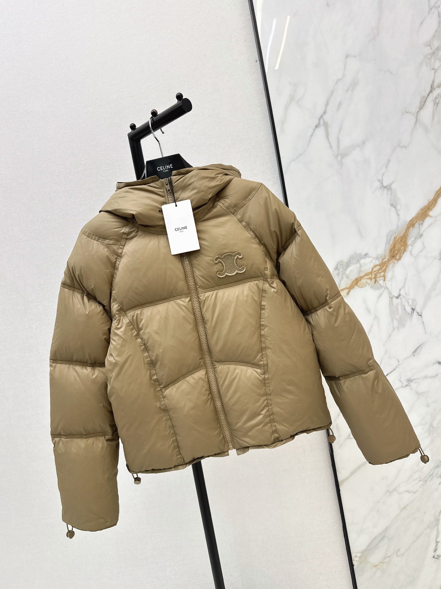 Celine/26 Fall/Winter Latest Casual Hooded Down Jacket