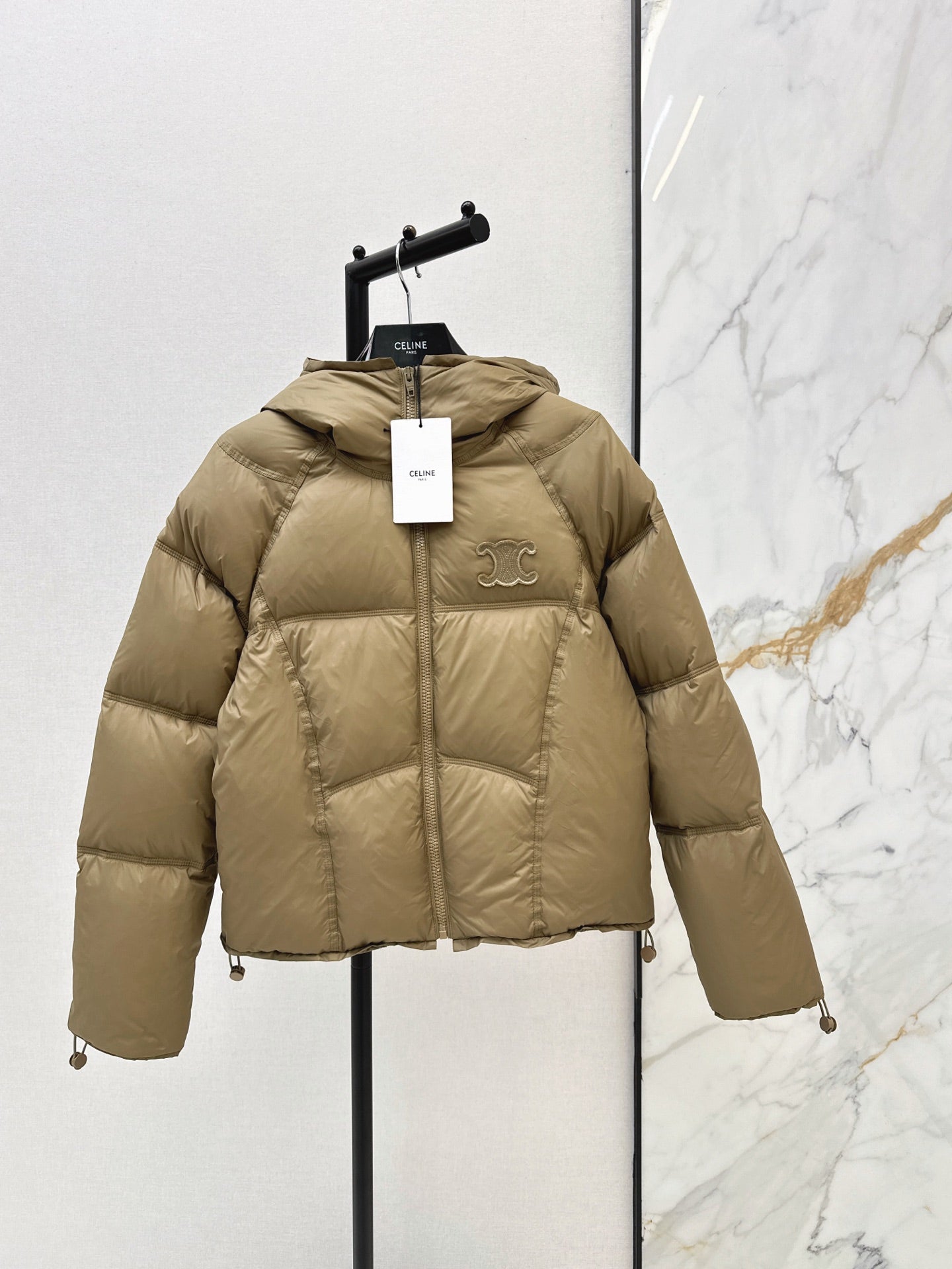 Celine/26 Fall/Winter Latest Casual Hooded Down Jacket