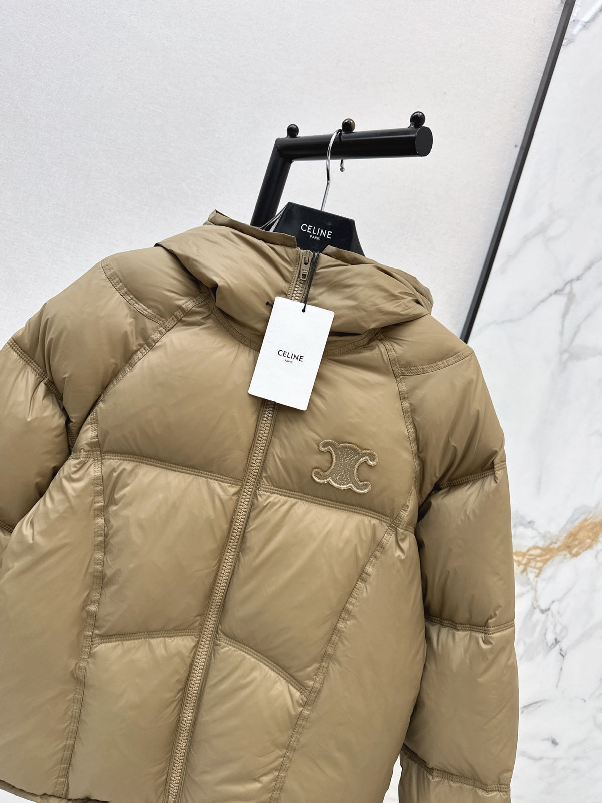 Celine/26 Fall/Winter Latest Casual Hooded Down Jacket