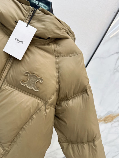 Celine/26 Fall/Winter Latest Casual Hooded Down Jacket