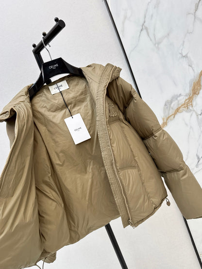 Celine/26 Fall/Winter Latest Casual Hooded Down Jacket