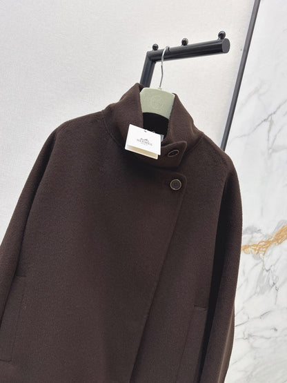 Hermès / 26 Fall-Winter Latest Loose Double-Faced Wool Coat