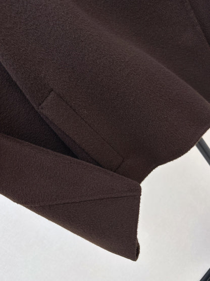 Hermès / 26 Fall-Winter Latest Loose Double-Faced Wool Coat