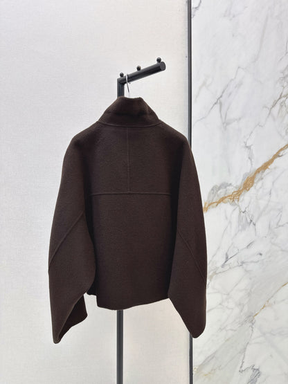 Hermès / 26 Fall-Winter Latest Loose Double-Faced Wool Coat