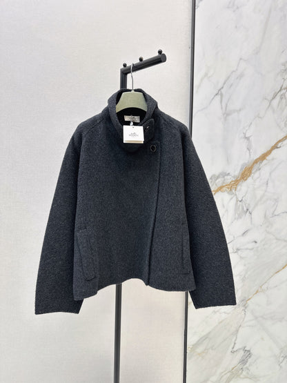 Hermès / 26 Fall-Winter Latest Loose Double-Faced Wool Coat