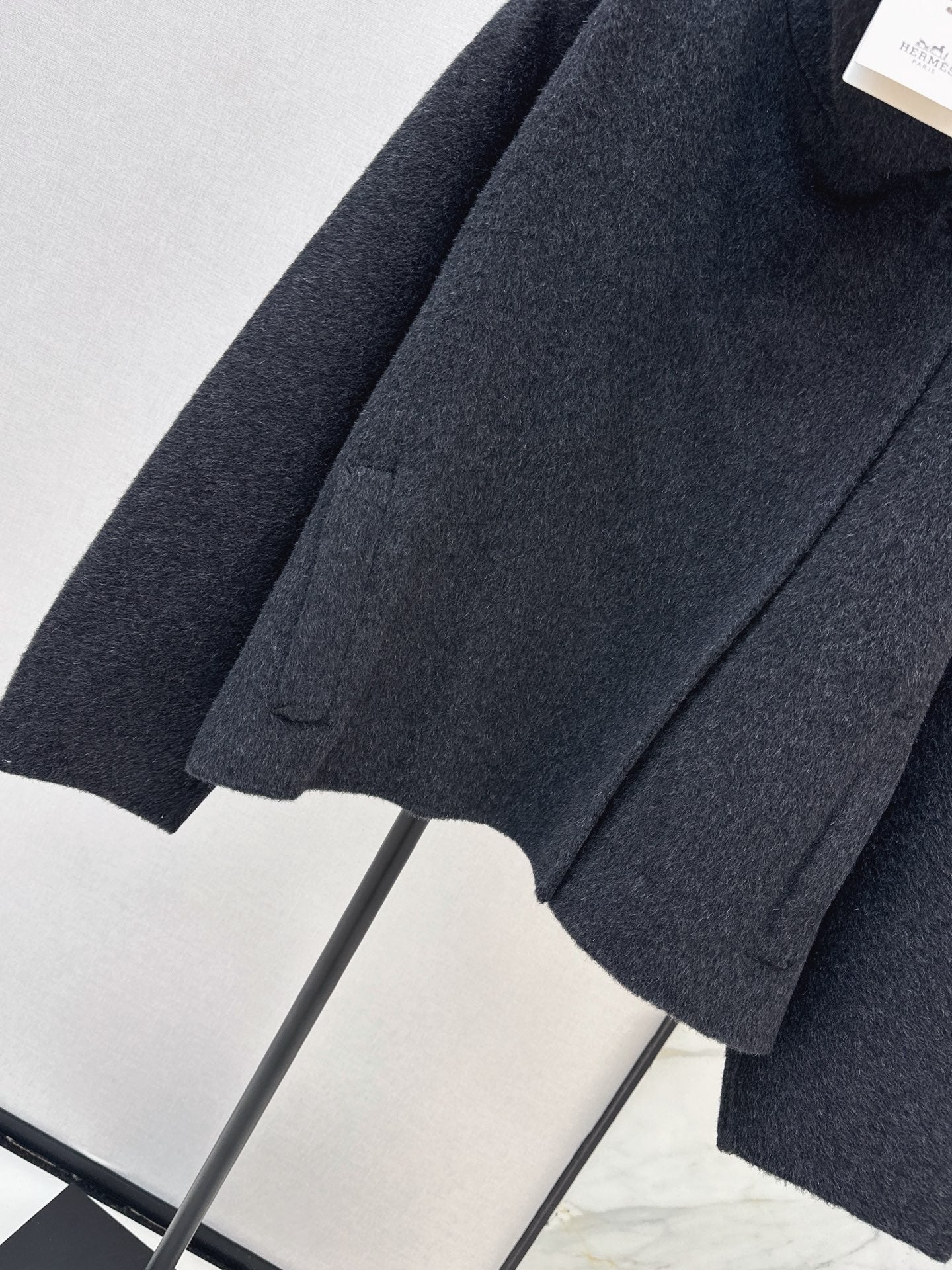 Hermès / 26 Fall-Winter Latest Loose Double-Faced Wool Coat