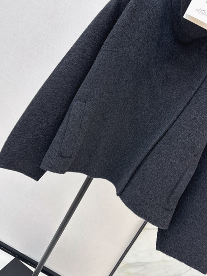 Hermès / 26 Fall-Winter Latest Loose Double-Faced Wool Coat