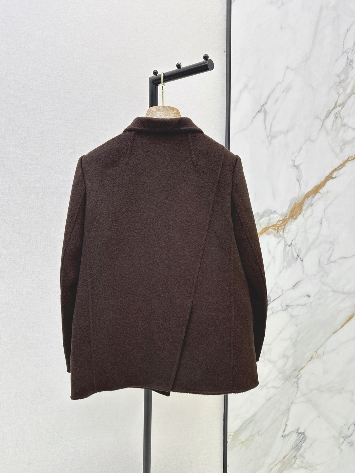Loro Piana/26 Fall & Winter Latest Double-Faced Wool Coat with Lapel