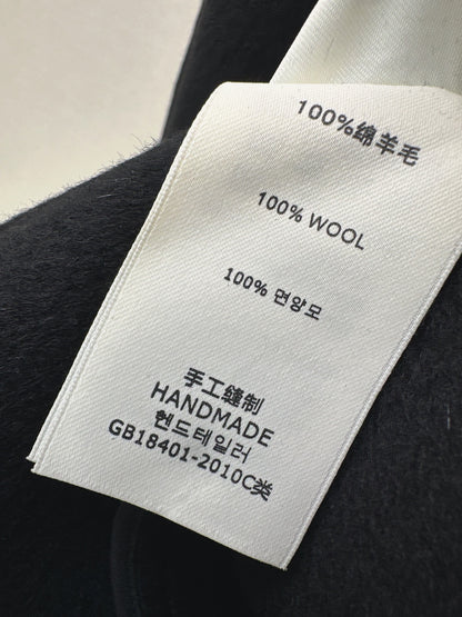 Loro Piana/26 Fall & Winter Latest Double-Faced Wool Coat with Lapel
