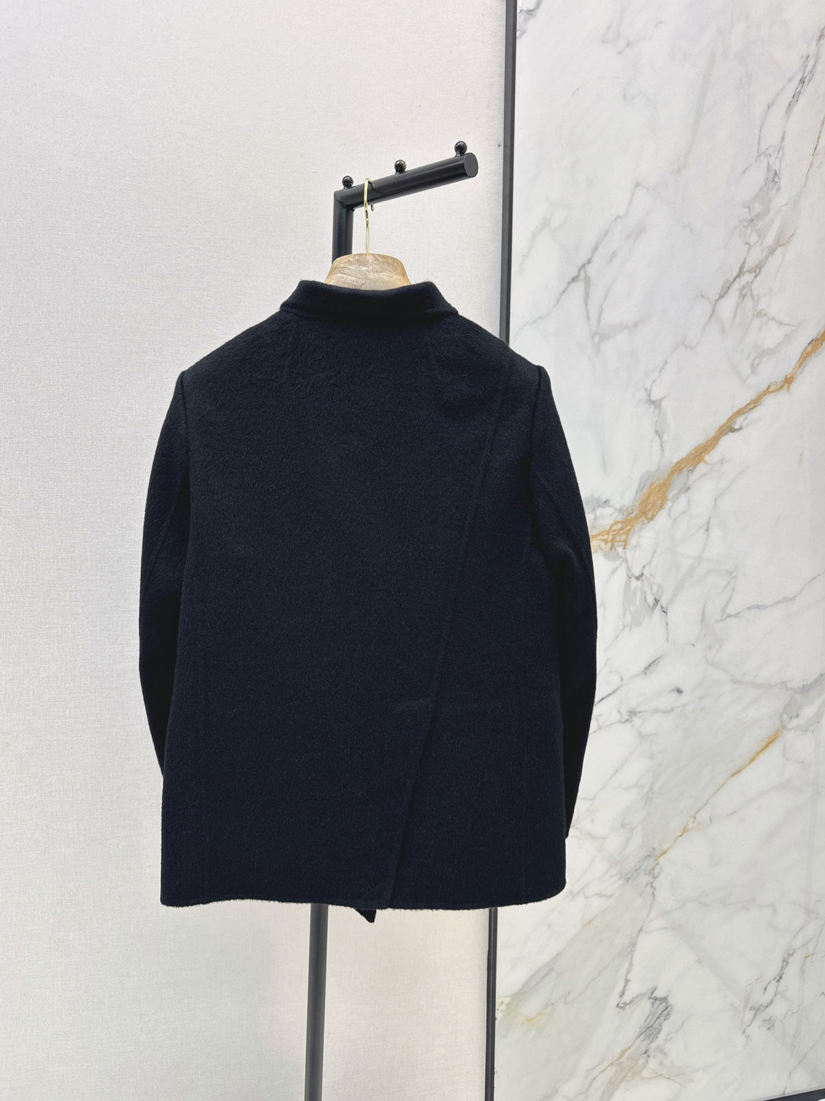 Loro Piana/26 Fall & Winter Latest Double-Faced Wool Coat with Lapel