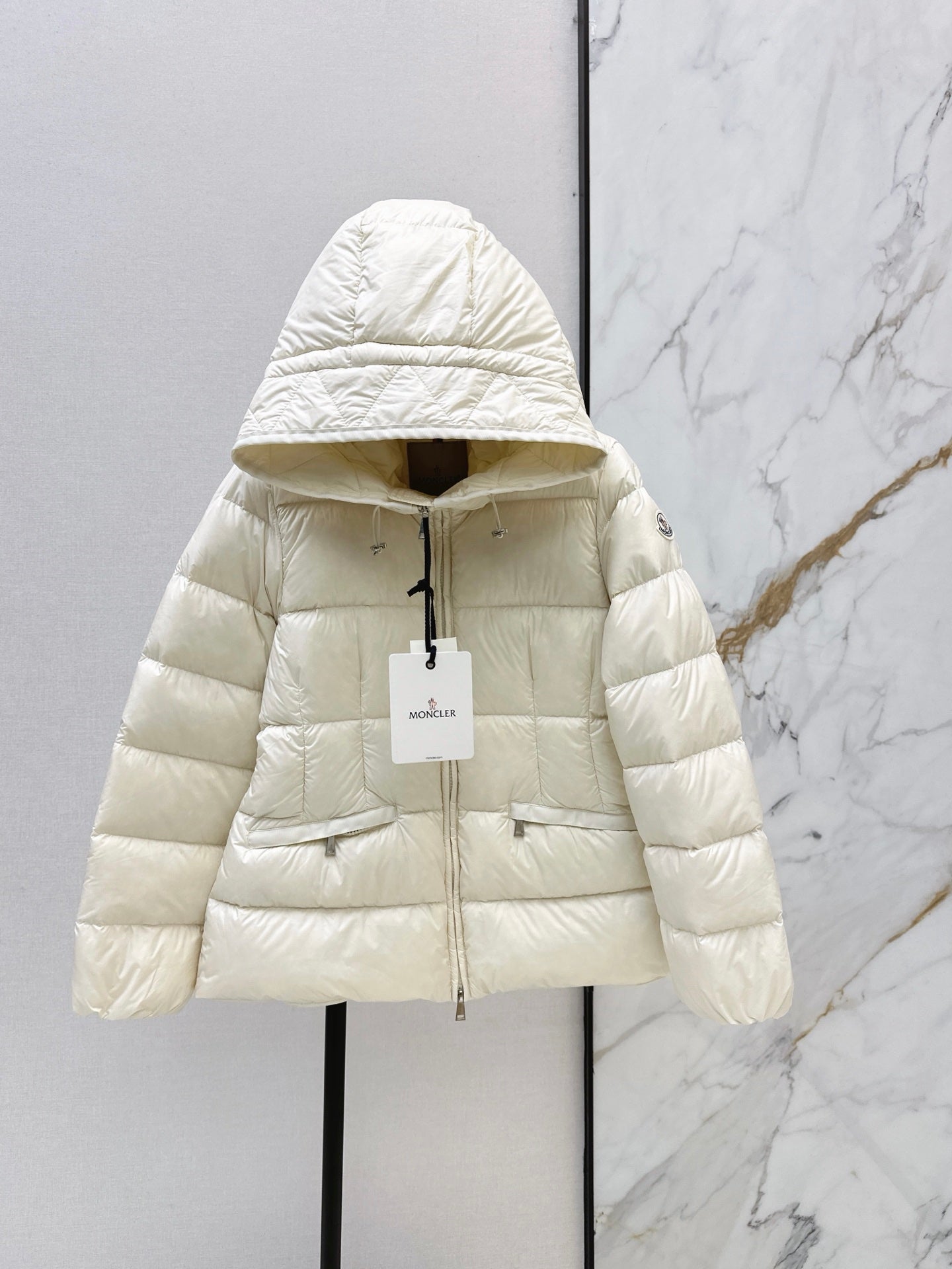 Moncler/26 Fall/Winter Latest Hooded Double-Pocket Down Jacket