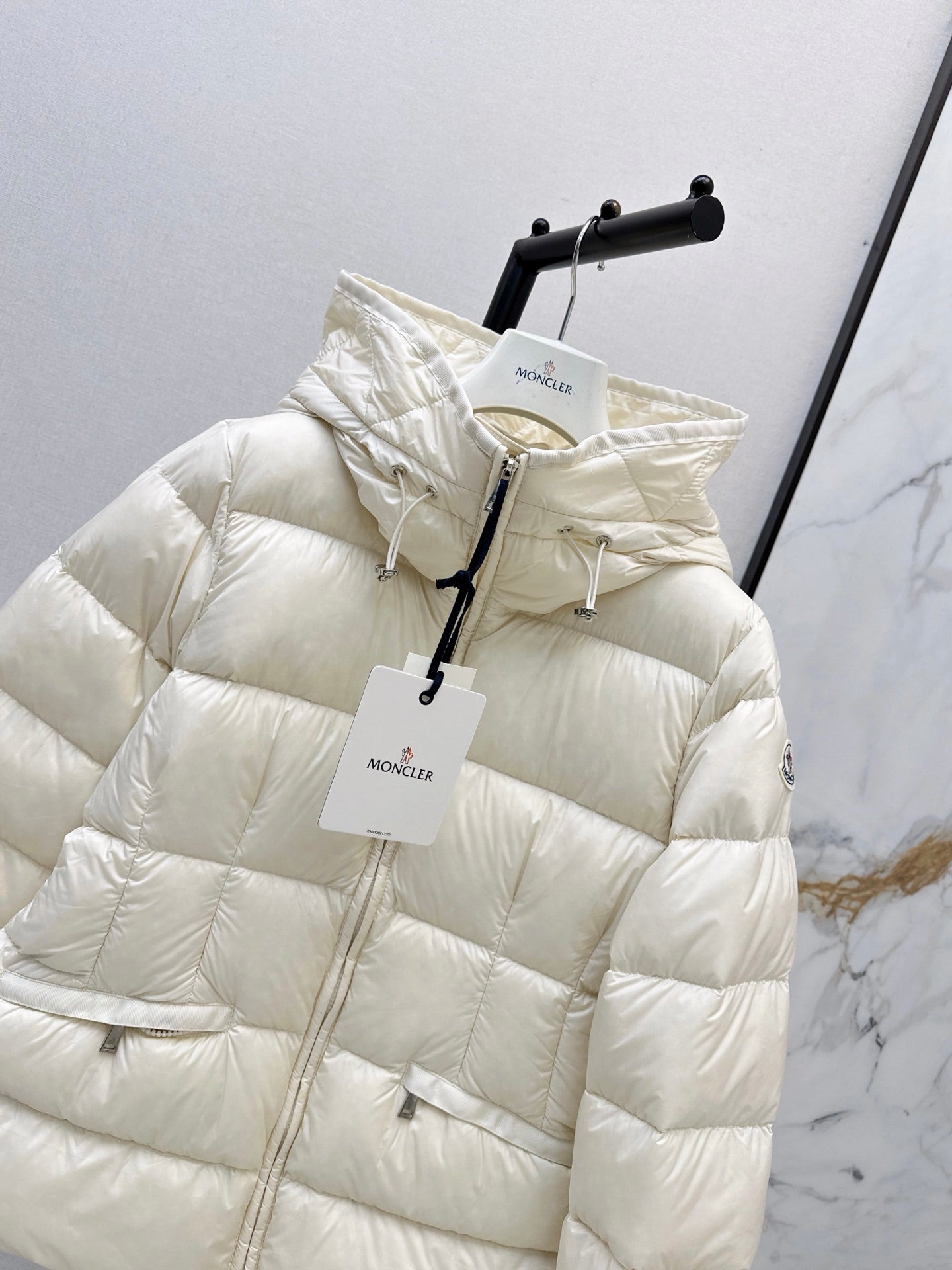 Moncler/26 Fall/Winter Latest Hooded Double-Pocket Down Jacket
