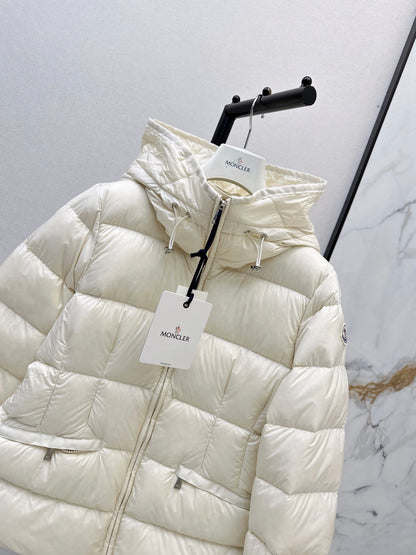 Moncler/26 Fall/Winter Latest Hooded Double-Pocket Down Jacket