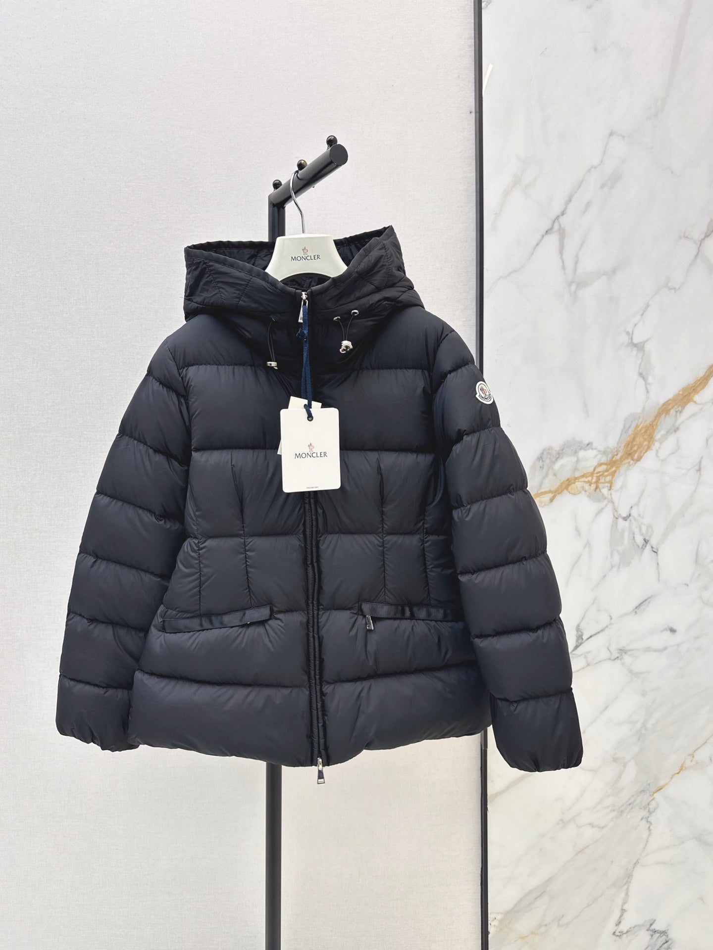 Moncler/26 Fall/Winter Latest Hooded Double-Pocket Down Jacket