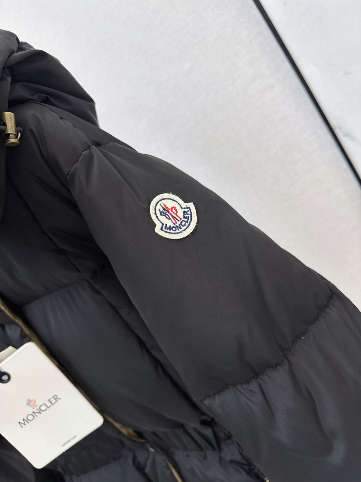 MONCLER/26 Fall-Winter Latest Hooded Waist-Cinched Down Jacket